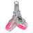 Dog wearing a reflective polyester Y harness during training