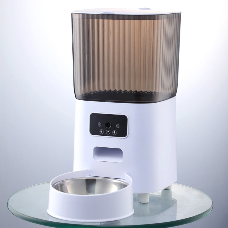 Automatic Smart Pet Feeder with App Control, 3L or 5L, Single or Double Bowl