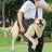 Dog lifting support harness with handles for stairs, view 5