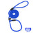 Nylon rope slip lead for dogs in 5 colour options