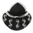 Black eagle feather print Halloween dog cape, in Black, sizes Small to 2XL, image 5