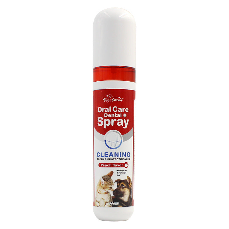 Pet Breath Freshening Spray, Peach or Cucumber for Dogs and Cats