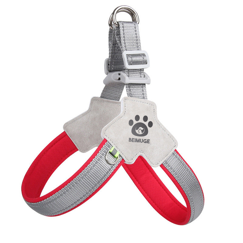 Escape-resistant reflective dog harness, 4 sizes available from Pet Royale UK