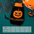 Christmas and Halloween knitted dog jumper in Halloween Skeleton, in a home setting