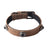 Adjustable PU leather cat collar with cat eye stone, product image 16