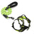 Polyester dog harness sets shown in nine bright colours