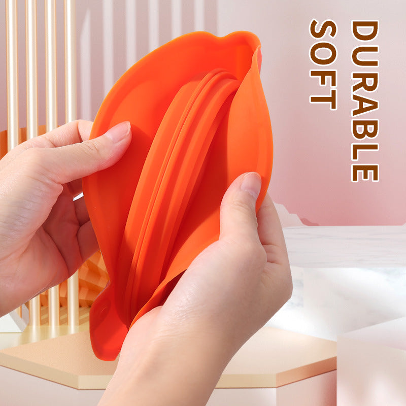 Portable Foldable Silicone Pet Bowl, Collapsible Travel Dish for Dogs and Cats