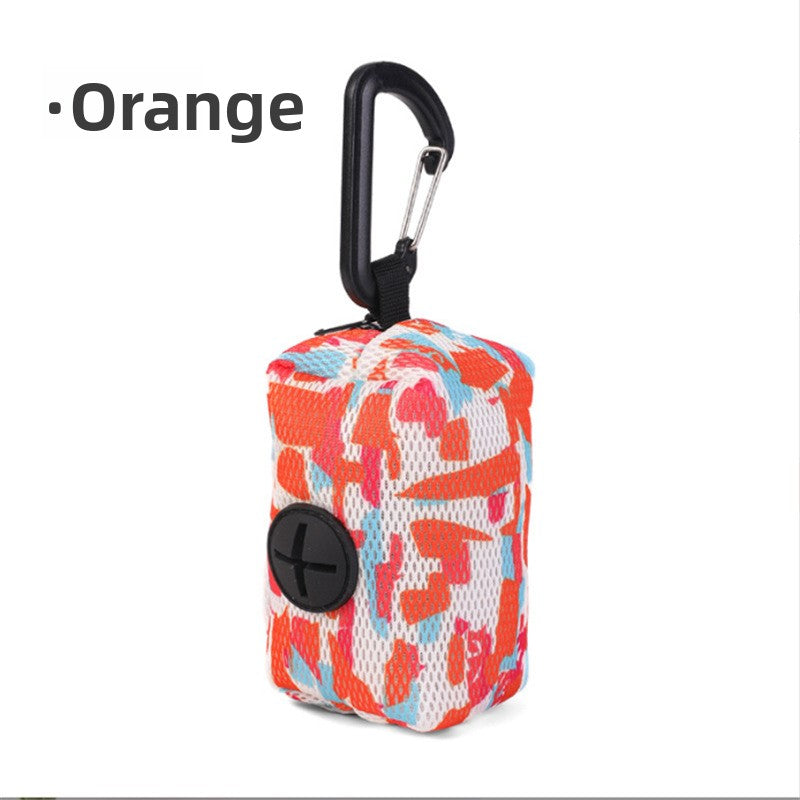 Dog Poo Bag Dispenser, Mesh Leash Attachment for Daily Walks
