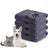 Absorbent pet bath towel for dogs and cats, extra detail view
