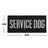 Embroidered hook and loop dog vest patch reading do not pet, product image 2