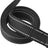 Double layer nylon dog lead with reflective stitching in red