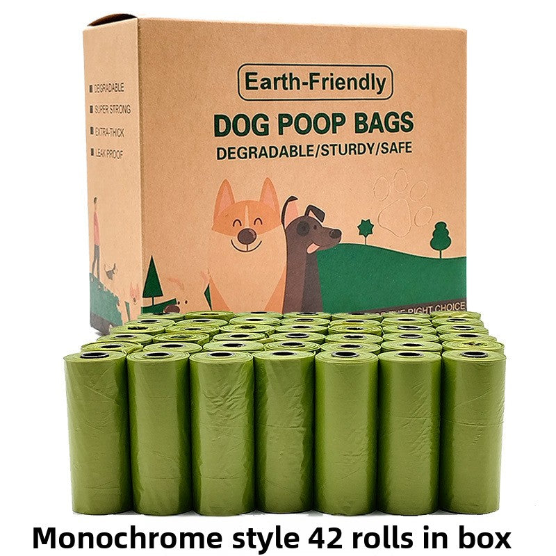 Scented Biodegradable Dog Poop Bags with Dispenser, Bulk Rolls