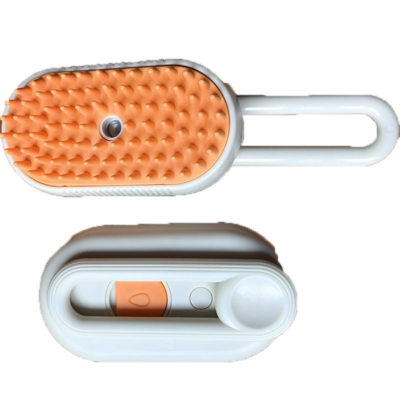 Electric Steam Spray Massage Comb, Rechargeable Mist Pet Brush