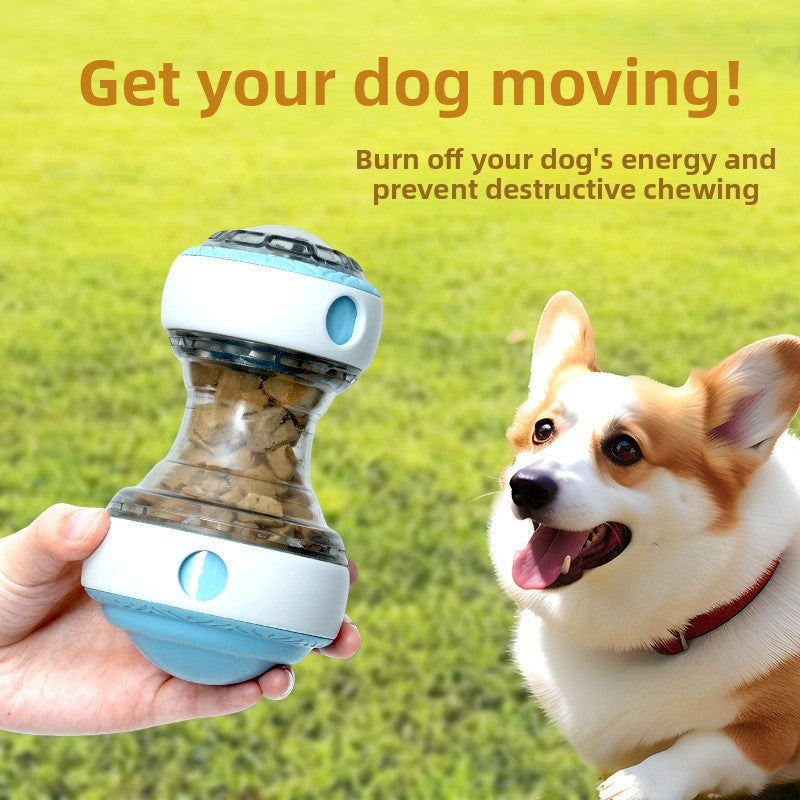 Interactive Treat Dispensing Dog Ball Toy in Durable ABS for Play and Mental Stimulation