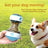 Interactive Treat Dispensing Dog Ball Toy in Durable ABS for Play and Mental Stimulation