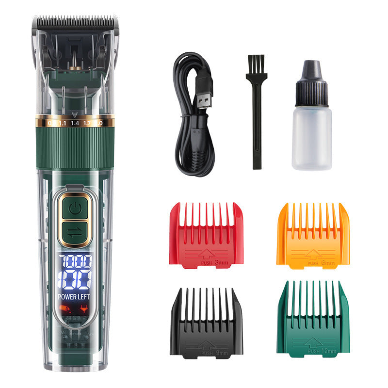 Pet Hair Clipper Grooming Kit with Steel Comb and Scissors