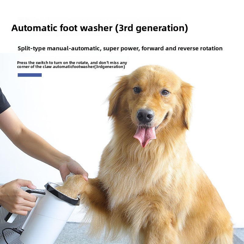 USB Rechargeable Automatic Paw Cleaning Cup for Dogs