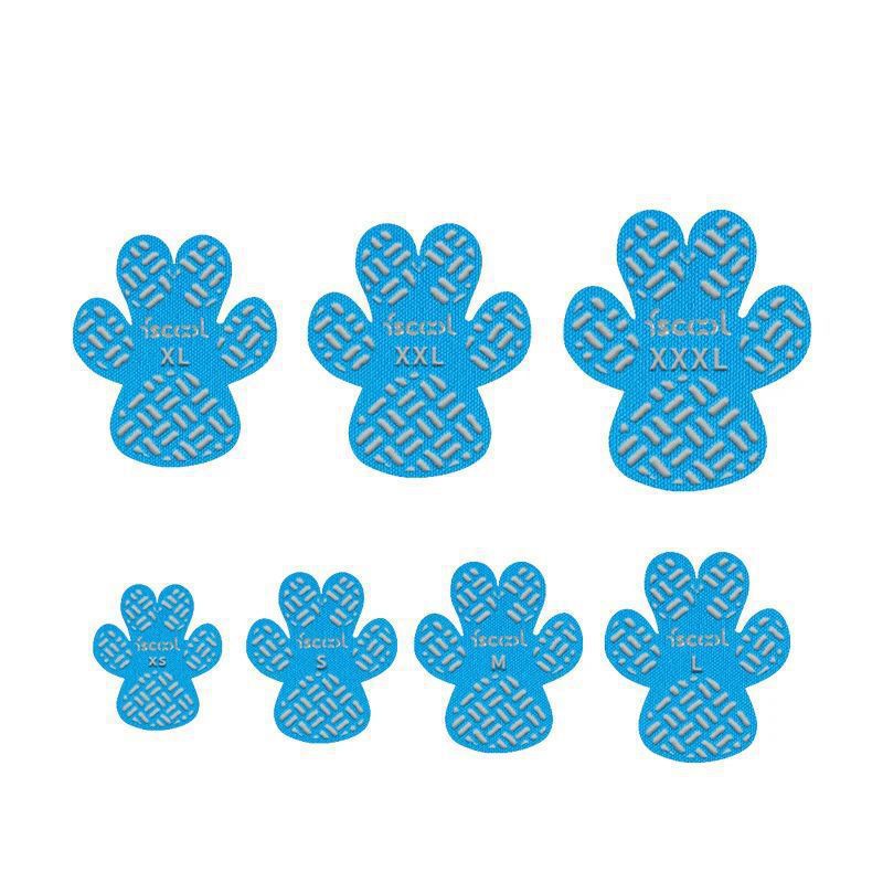 Anti-slip dog paw grip pads pack of four in black, product image 13