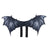 Halloween black bat wings costume for dogs and cats in Black, top view