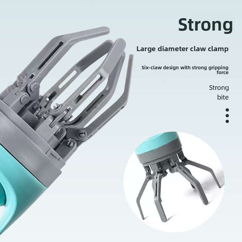 Long Handle Dog Poop Scooper with Six Claws and Bag Roll