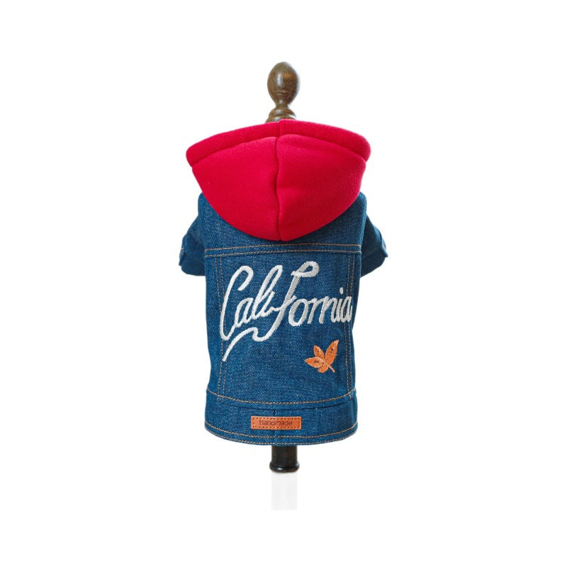 Denim jacket for small dogs and cats, available in 15 colours, image 5