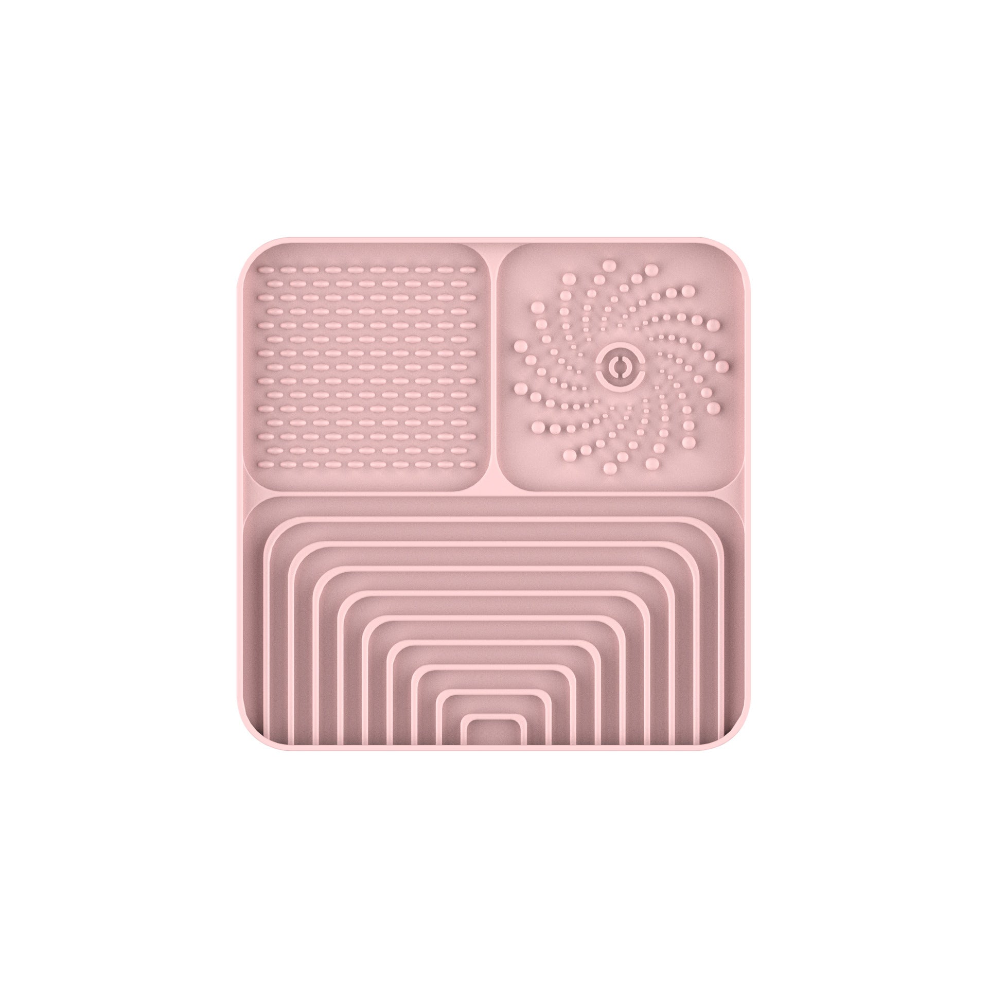 Silicone Pet Lick Mat Slow Feeder Tray with Suction Cup Non-Slip Base for Cats and Dogs