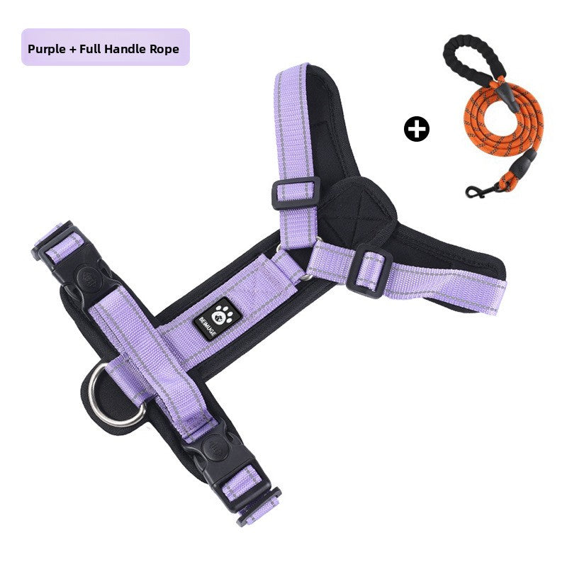 I-shaped escape-resistant dog harness, 4 sizes available from Pet Royale UK