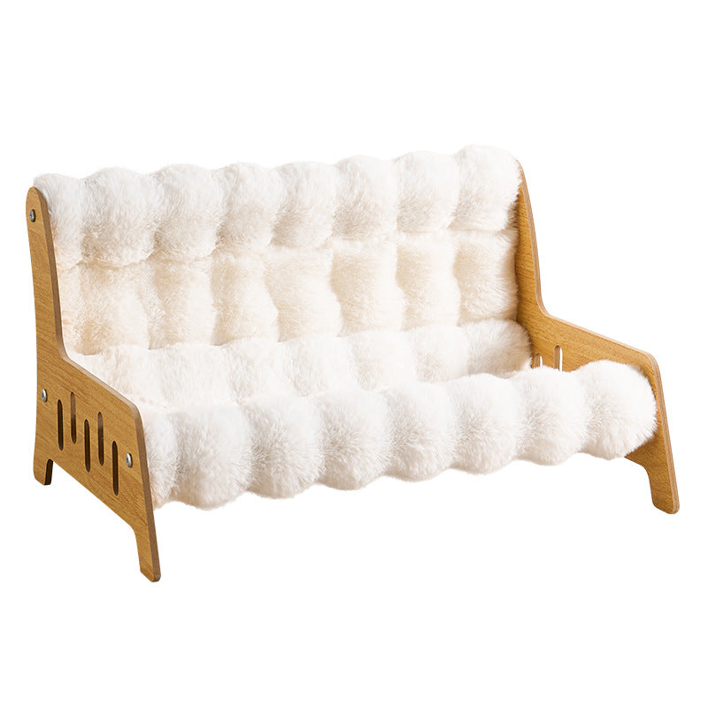 Bubble velvet pet sofa nest for cats and small dogs, photo 5