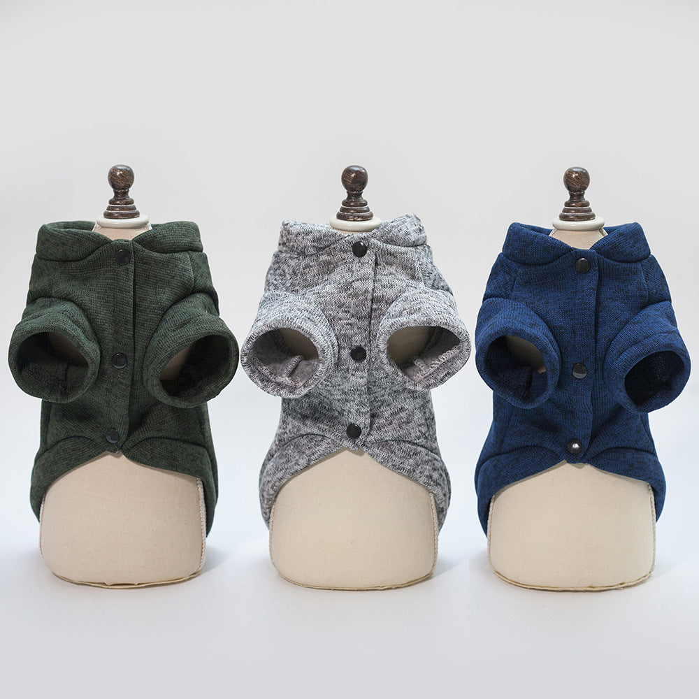 Herringbone knit cotton dog jumper, available in 2 colours, sizes Small to 2XL, image 3