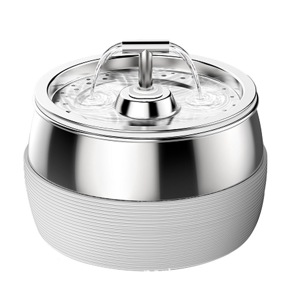 Stainless Steel Pet Water Fountain with Filter