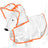 Transparent dog rain poncho with coloured trim, available in 7 colours, image 19