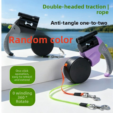 Retractable dog lead with built-in LED torch, product image 6