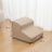 Cat walking up banana yellow foam pet steps