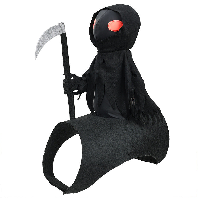 Black knight Halloween costume for dogs, in Black Knight, sizes Small to Medium, image 4