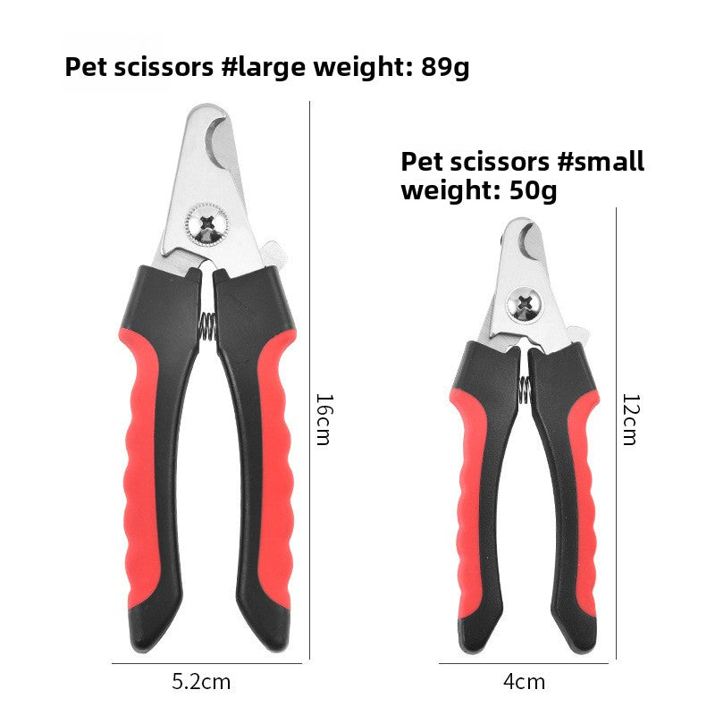 Stainless Steel Pet Nail Clipper Set with Safety Guard