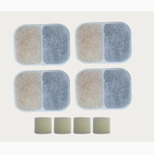 Replacement filter pads and pump sponges for smart pet water fountain, view 6