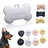 Stainless steel pet ID tags in bone and heart shapes, view 29