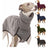Soft velvet sleeveless dog vest in solid colour, product image 1
