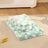 Soft coral fleece dog blanket mat with heart pattern on the floor, photo 17