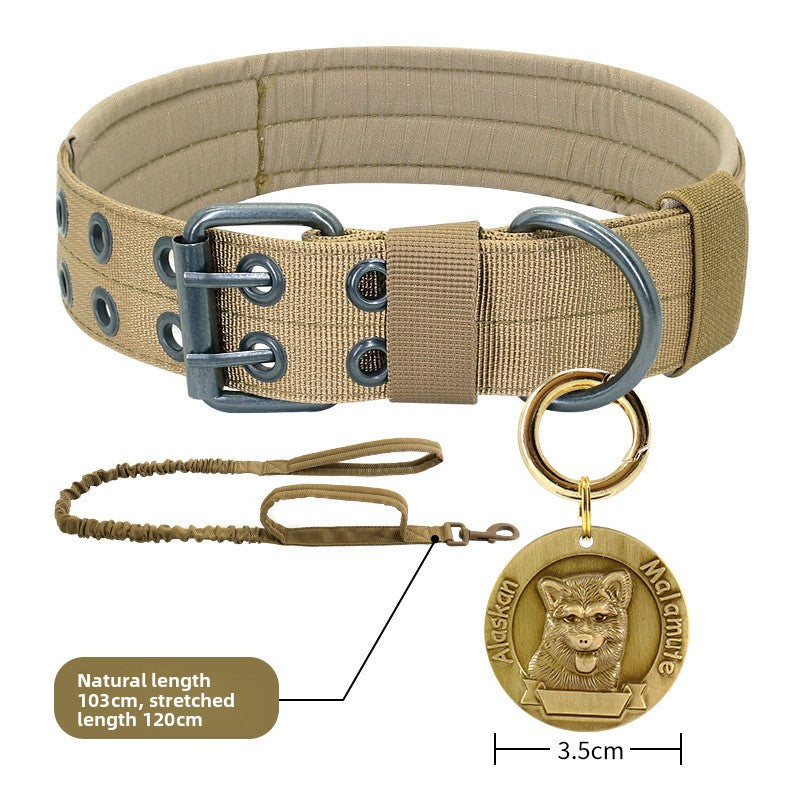 Heavy-duty nylon collar for large dogs, available from Pet Royale UK