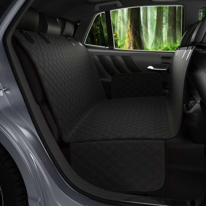 Waterproof dog car seat cover on rear seat, photo 6 of 7