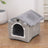 Animal Design Pet House for Cats and Small Dogs, Washable