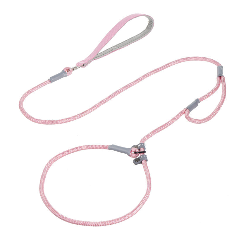 Anti-escape fabric dog slip lead with adjustable loop, product image 7