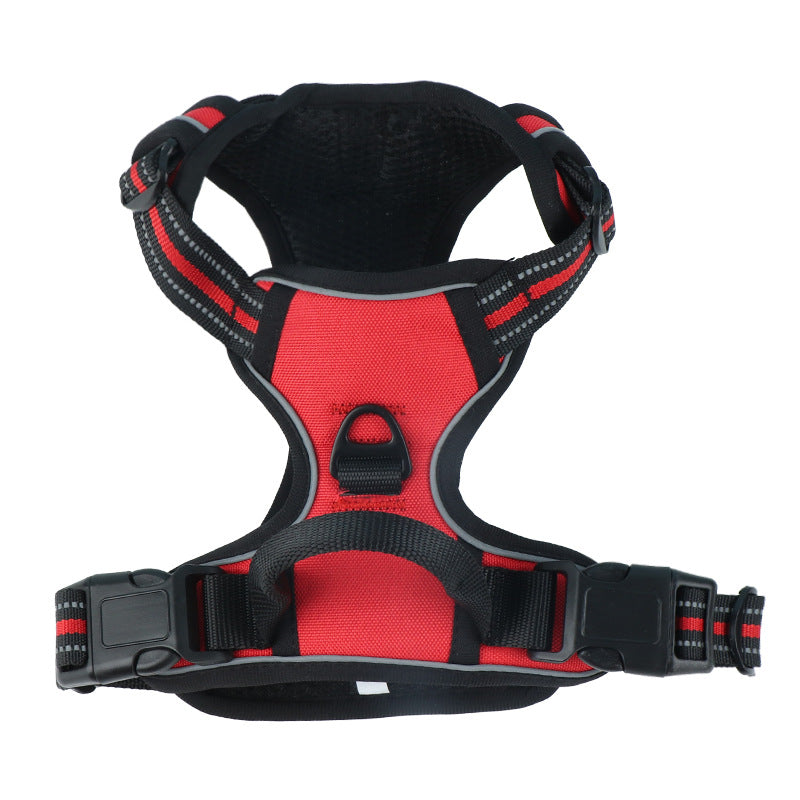 Reflective burst-resistant dog harness, main product photo from Pet Royale UK