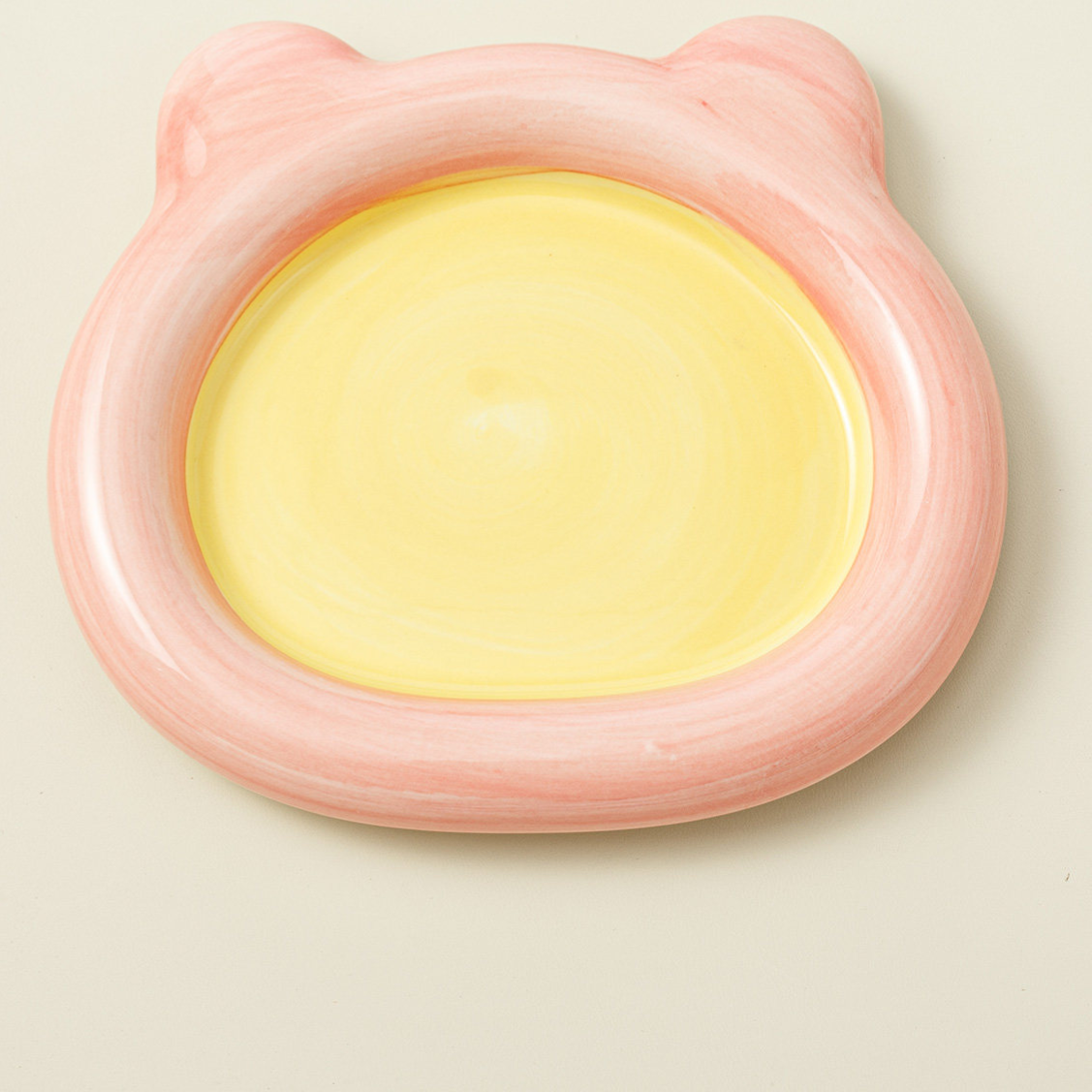 Ceramic Pet Food Bowl with Anti-Spill Design