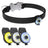 LED pet safety light with adjustable silicone strap for collars, product image 5