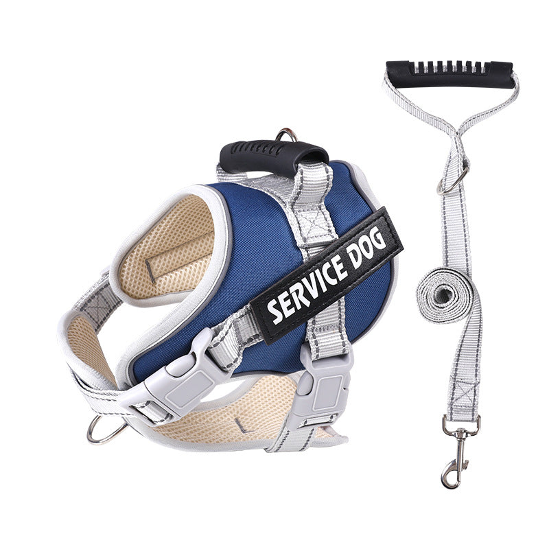 Reflective vest dog harness, 6 sizes available from Pet Royale UK