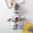 Astronaut space suit costume for dogs and cats, in Silver Space Suit, image 4