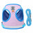 Breathable mesh pet harness and lead set, ideal for everyday use