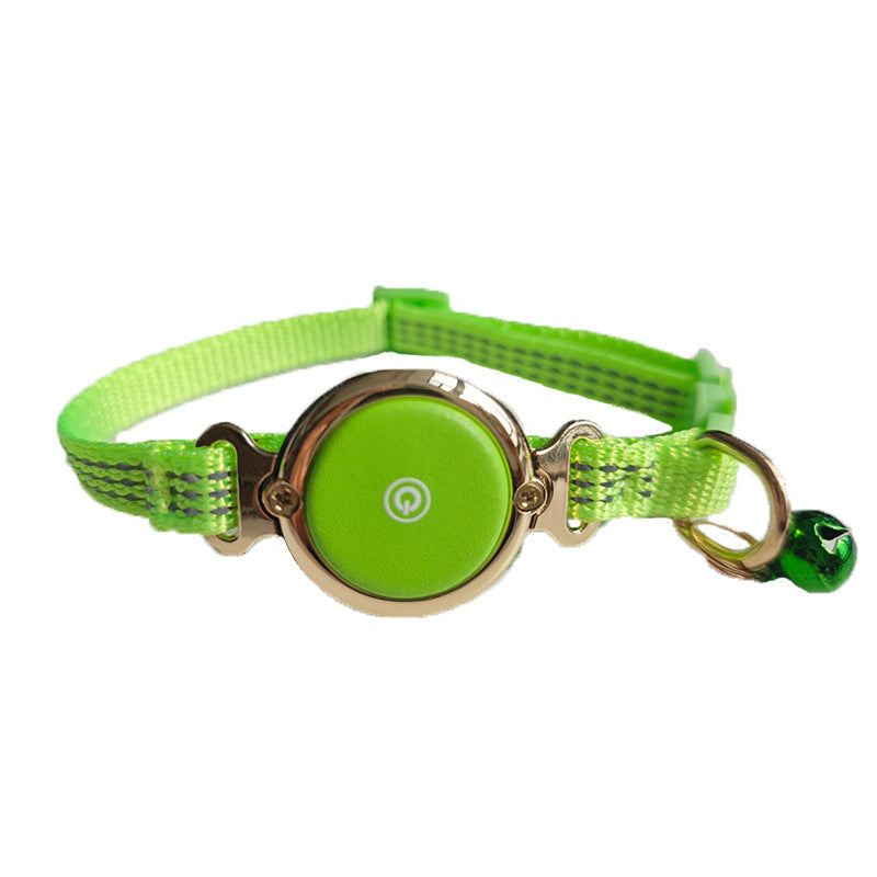 Slim nylon pet collar with built-in rechargeable Bluetooth locator, product image 9